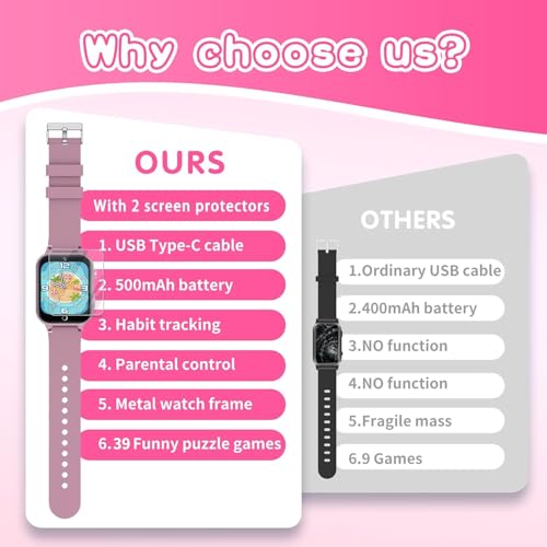 Cosjoype 1.54 inch D07 240 x 280 Digital Smart Watch for Kids