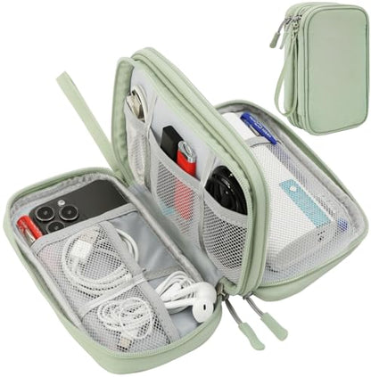 CAAORDKSO Medium SU001 Electronic Organizer Travel Case, 7.5"L x 4.3"W x 2.2"H, Soft Shell, Portable
