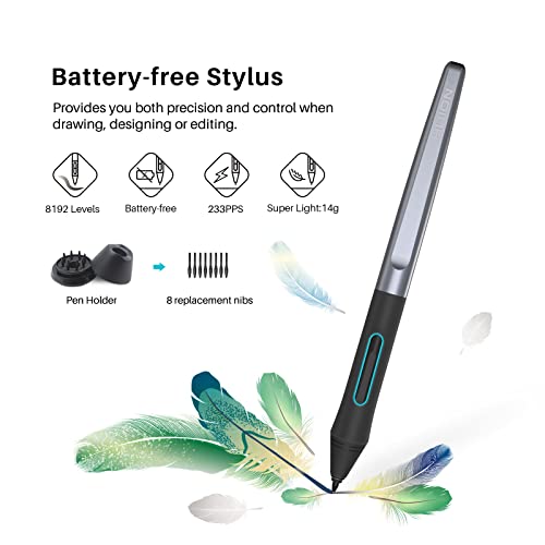 HUION H640P 6x4 inch Digital Graphics Tablet 1920x1080