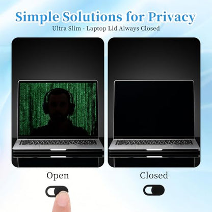 QfwdfcTrenz Flat Webcam Cover 693149 0.02" x 0.02" Universal Privacy Cover