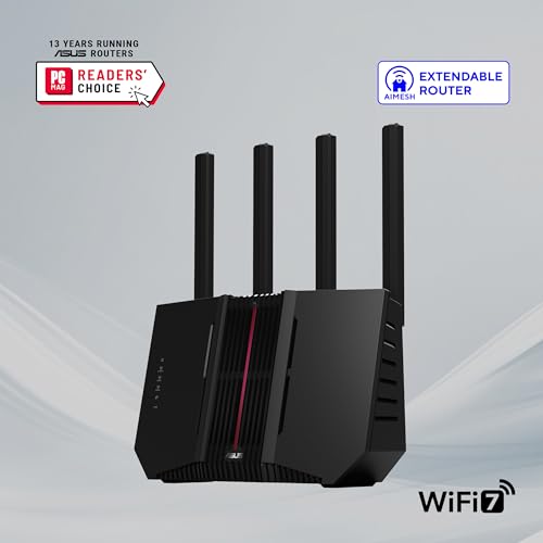 ASUS RT-BE9700 Tri-Band WiFi 7 Router 9700 Mbps