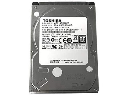 Toshiba 1TB 5400RPM 8MB Cache SATA 3.0Gb/s 2.5-Inch Internal Hard Drive MQ01ABD100V