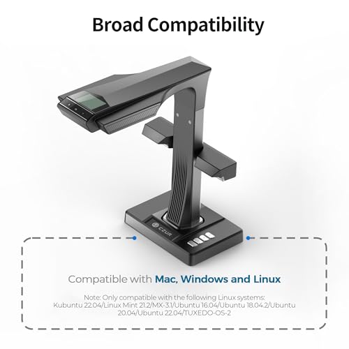 CZUR ET24 Pro Document Scanner 5696*4272 10 Sheet Capacity A3