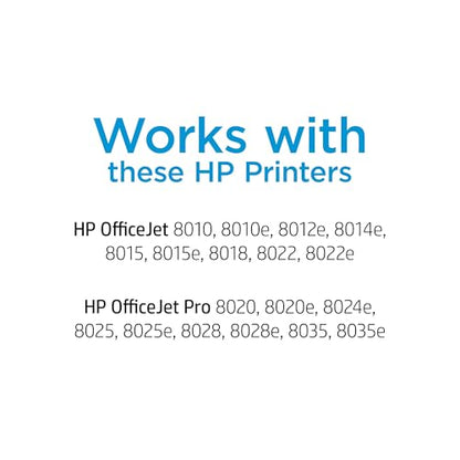 HP 910 Black & Color Ink Cartridge High Yield Compatible with OfficeJet Pro Series