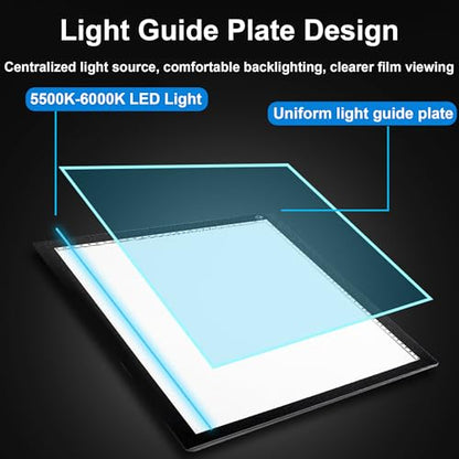 YCCLDIPL A3 Film Negative & Slide Light Pad Scanner GPTA4-2024