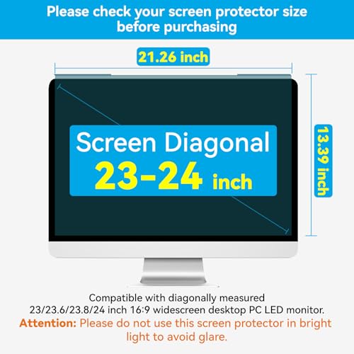 MOSISO 24 Inches MO-23-AntiBlue-SP Blue Light Blocking Screen Protector Film