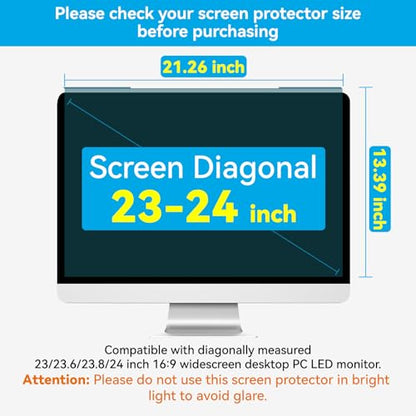 MOSISO 24 Inches MO-23-AntiBlue-SP Blue Light Blocking Screen Protector Film