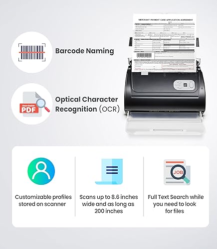 Plustek PS188 Document Scanner 600 dpi USB