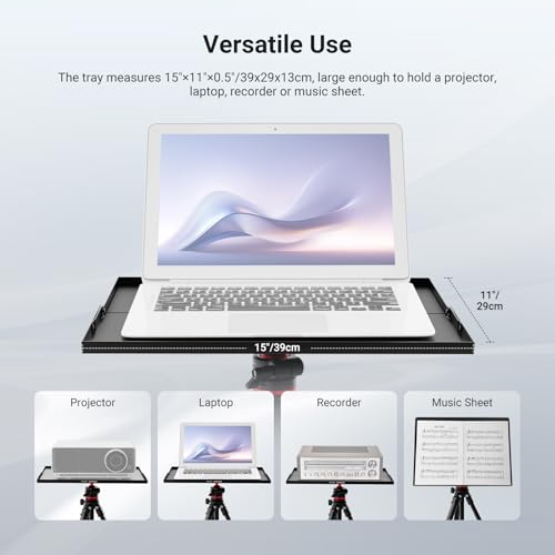 NEEWER 15x11 Metal Laptop Projector Tray Holder MS016A