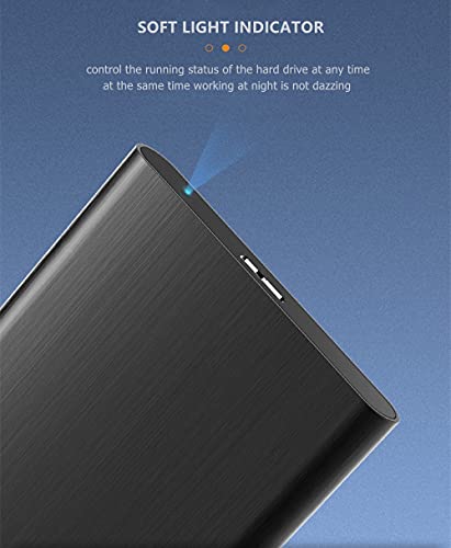 Caraele 500GB HDD03-500GB External Hard Drive USB 3.0 5400RPM 2.5-inch Portable Storage