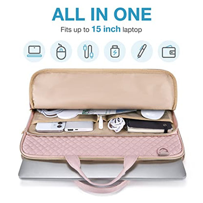 BAGSMART 15.6 Inch Laptop Sleeve BM0303003AP269 Polyester Waterproof