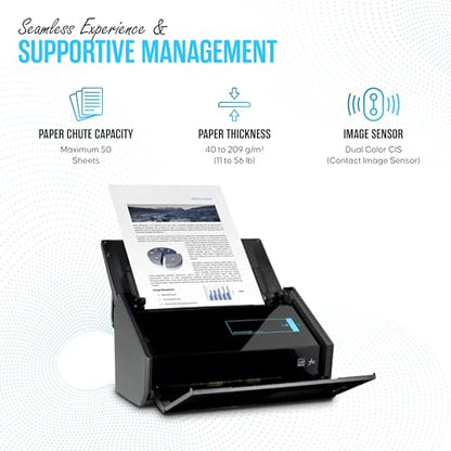 Fujitsu IX500 Document Scanner 1200 dpi USB CCD Duplex