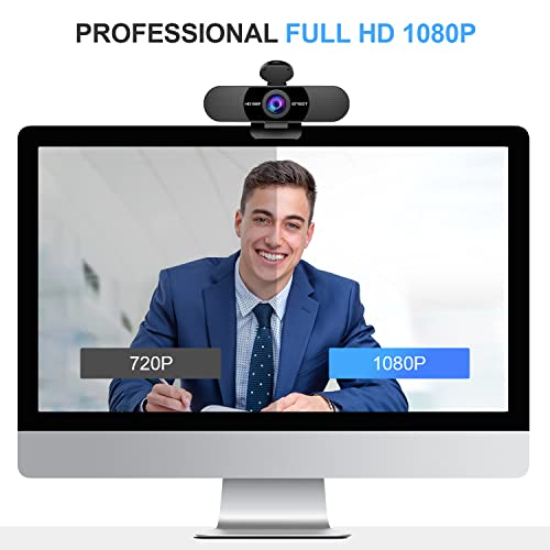 EMEET C960 Compact Webcam with Dual Microphones 1080p Full HD USB