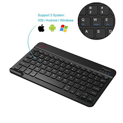 ALLIFE Compact Wireless Bluetooth Keyboard HB030HC030-A - QWERTY - Black