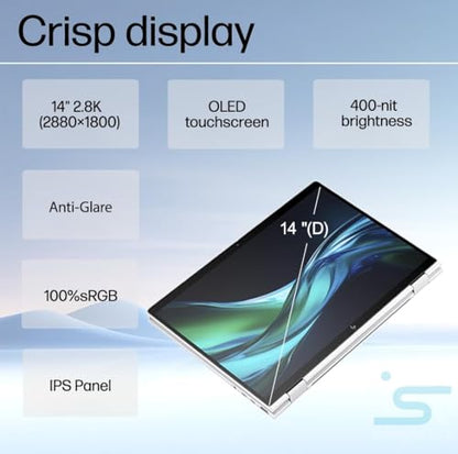 ist computers 14" HP Elite x360 1040 G11 2.8K 60Hz OLED 2-in-1 Laptop