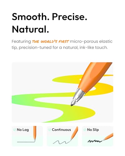 Metapen 6.54 x 0.39 x 0.39 inches ME-APP172 1 CR5 Battery Required, 26 Hours Battery Life, Compatible with iPad Air/Pro, and Mini - Stylus Pen