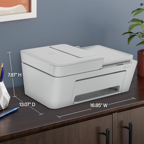 HP DeskJet 4227e Inkjet Printer, Scanner, Copier, 4800 x 1200 DPI, Non-Duplex, 1 Tray