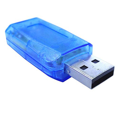 AJDPOI USB Audio Adapter 8541676061 Stereo 48KHz External Sound Card