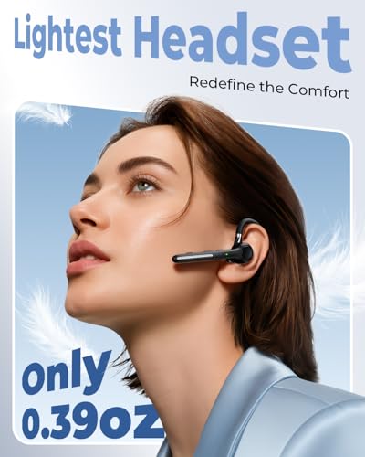 Ngsod In Ear G8 Bluetooth 5.4 Headset Active Noise Cancelling Wireless Earpiece