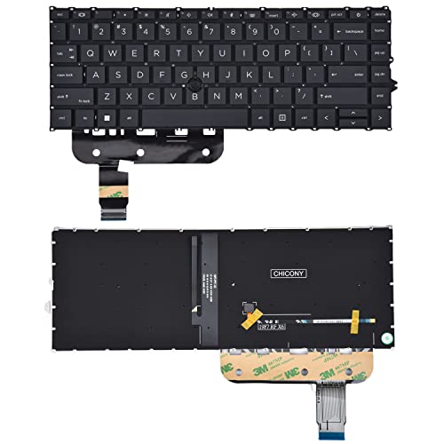 KBRPARTS 104 Keys USB Backlit Keyboard for HP EliteBook 840 G7, 840 G8, 845 G7, 845 G8, 745 G7, 745 G8, ZBook Firefly 14 G7, G8