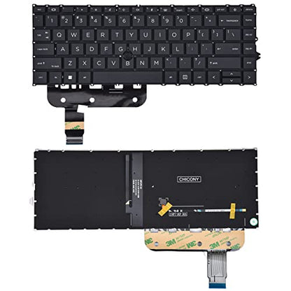 KBRPARTS 104 Keys USB Backlit Keyboard for HP EliteBook 840 G7, 840 G8, 845 G7, 845 G8, 745 G7, 745 G8, ZBook Firefly 14 G7, G8