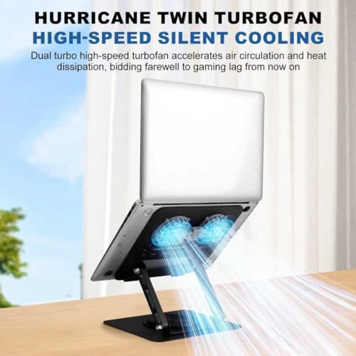 GcwJovialite 10-17.3 Inch WCY-LP-005 Active Cooling Laptop Stand with Dual Fans
