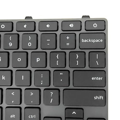 Jxjslp Laptop Keyboard 104 Keys QWERTY English USB-A Plastic Ambidextrous Black Model Number 00D2DT
