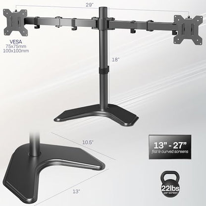 VIVO 13-27 INCH STAND-V002F DUAL MONITOR ARM MOUNT
