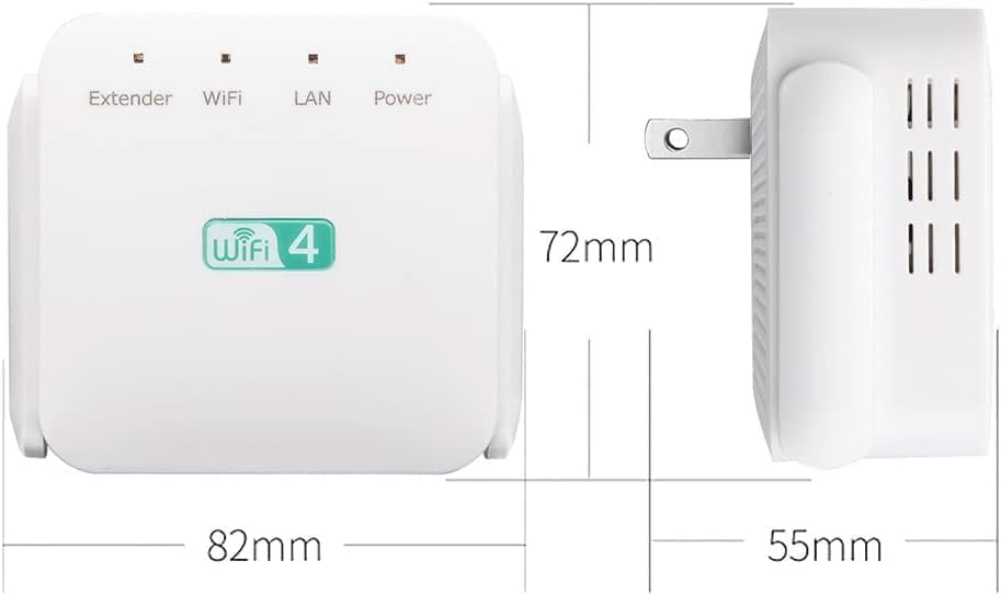 Aimery Wireless WiFi Extender WD-R611U 802.11n 300Mbps 2.4GHz Range Extender