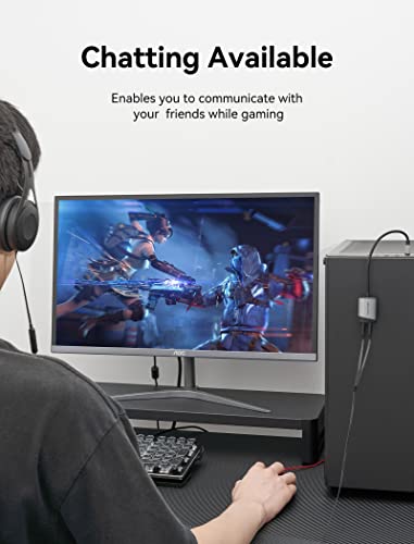 VENTION 45 Grams CDKHB USB 2.0 Stereo External Sound Card with 5.1 Surround Sound Support for Linux, Windows 10, PlayStation 4