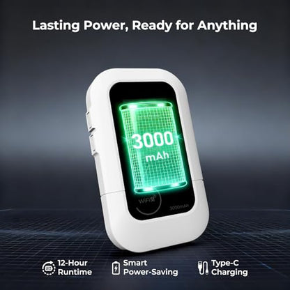 EIOTCLUB 4G LTE Portable WiFi Hotspot M47-US 1.7 Inch LCD No Contract