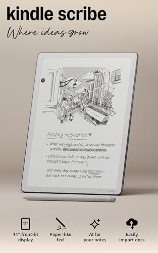 Amazon 11 inch Kindle Scribe 32GB E-Reader 300dpi 60Hz eBook Reader