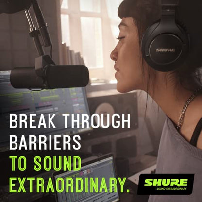 Shure SM7B Dynamic Microphone 1 Channel Unidirectional XLR 150 Ohms