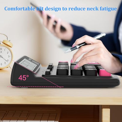yxzzhx 5 Inch Black DS-200ML LCD Business&Financial Desk Calculator