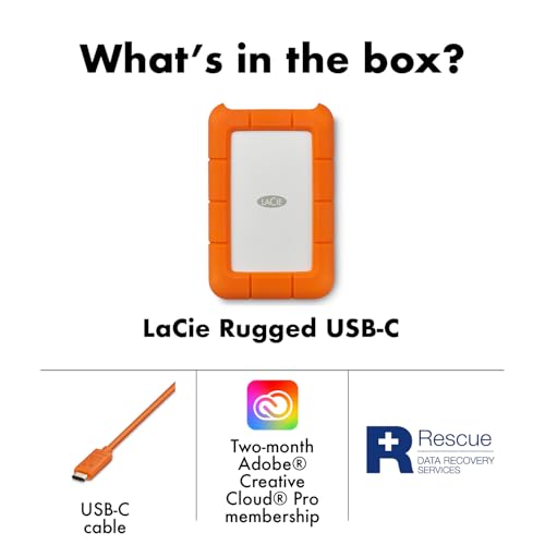 LaCie 5TB STJJ5000400 USB 2.0/3.0 External Hard Drive - 5400 RPM - Mechanical - Mini Form Factor
