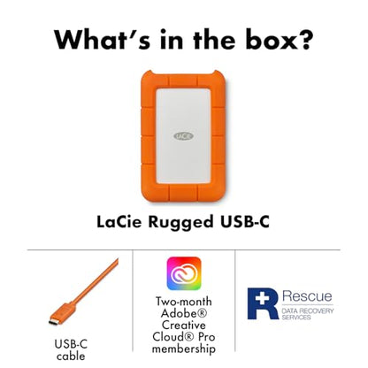 LaCie 2TB STFR2000800 External Hard Drive USB 3.0 Portable HDD