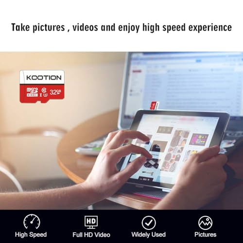 KOOTION 32GB Micro SDHC TF Memory Card UHS-I Class 10 TF-32G*2-KT906