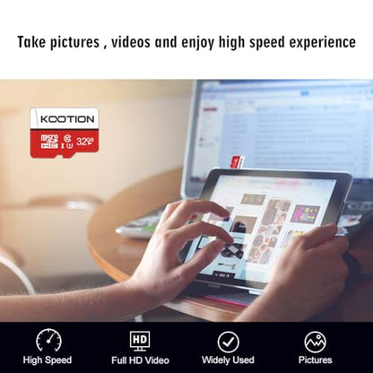 KOOTION 32GB Micro SDHC TF Memory Card UHS-I Class 10 TF-32G*2-KT906