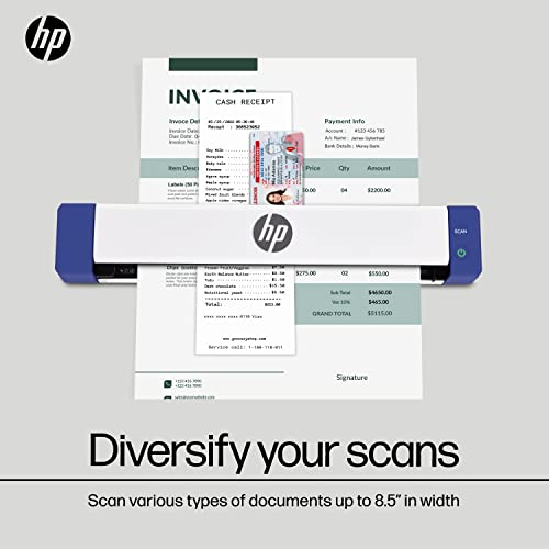 HP 2" x 11.6" Document Scanner HPPS100 300 dpi USB