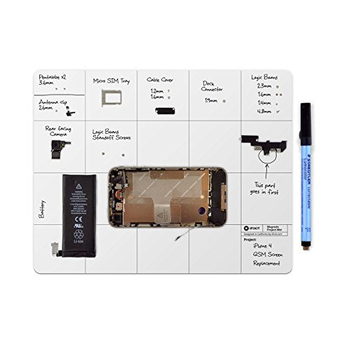 iFixit Magnetic Project Mat 4" x 55.12" EU145167-4 Magnetic Work Surface Tools