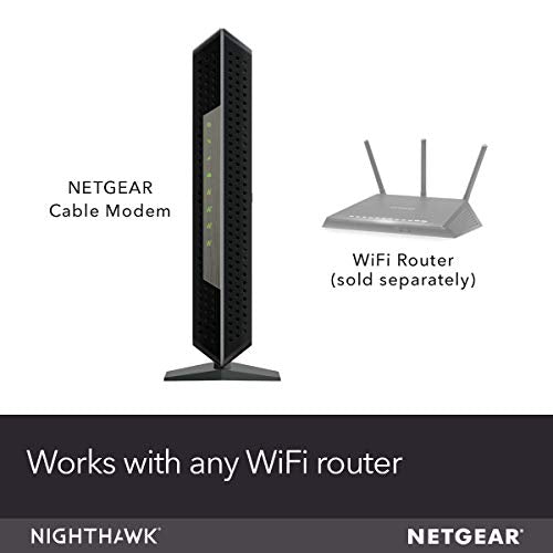 NETGEAR Nighthawk CM1200 Cable Modem DOCSIS 3.1 2 Gbps 4 x 1G Ports Black