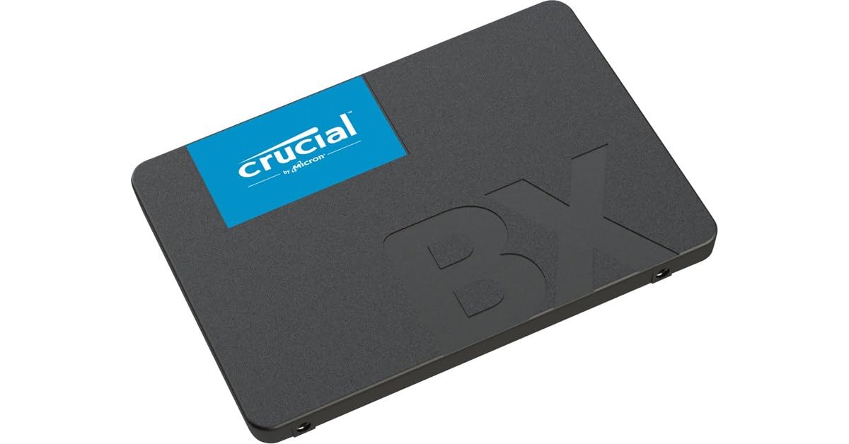 Crucial 500GB BX500 CT500BX500SSD1 2.5 Internal Solid State Drive SATA (SATA/600)