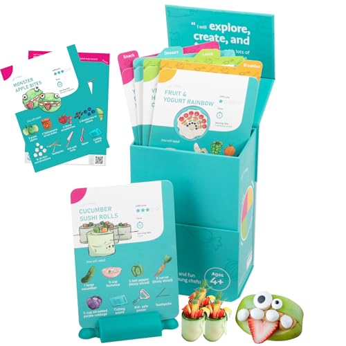 TOVLA JR. YOUTH A66 36 Recipe Cards 1 Recipe Box Cooking Skill Educational
