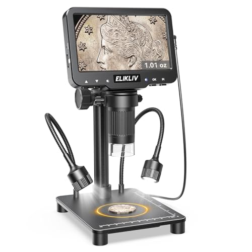 Elikliv 4.3" EDM4 Weighing 12MP 1080P Digital Microscope
