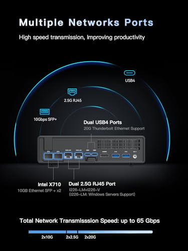 MINISFORUM MS-01 Core i9-13900H Mini PC Barebone, 3840x2160 Resolution, 60Hz, LED, Workstation