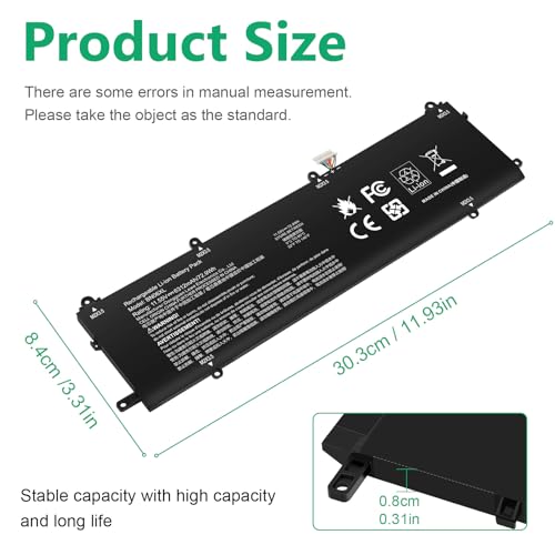 Futurebatt BN06XL 11.55V Lithium Polymer Battery for HP Spectre X360 Series Laptops