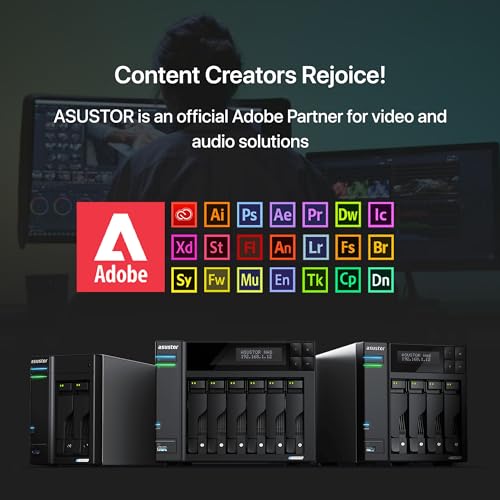 Asustor AS6702T 4 Bay NAS 3840x2160 2.0 GHz Quad-Core Network Attached Storage