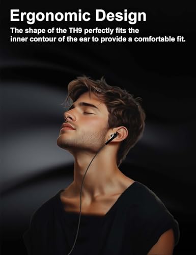 MAS CARNEY TH9 Wired Headphones In-Ear Dynamic Driver 20Hz-20kHz Plastic USB-C