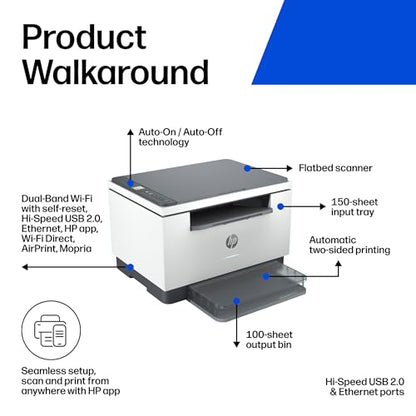 HP LaserJet Pro M234dw 600x600 DPI Monochrome Laser Printer