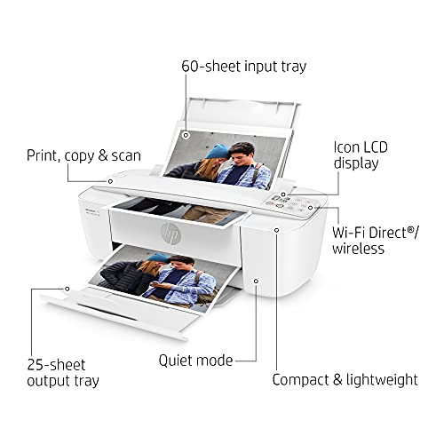 HP DeskJet 3772 T8W88A 4800 x 1200 Color Inkjet All-in-One Printer